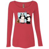 T-Shirts Vintage Red / S Panda Infidelity Women's Triblend Long Sleeve Shirt