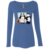 T-Shirts Vintage Royal / S Panda Infidelity Women's Triblend Long Sleeve Shirt