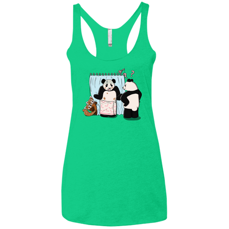 T-Shirts Envy / X-Small Panda Infidelity Women's Triblend Racerback Tank