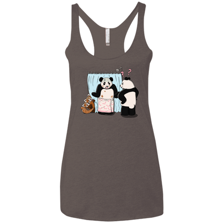 T-Shirts Macchiato / X-Small Panda Infidelity Women's Triblend Racerback Tank