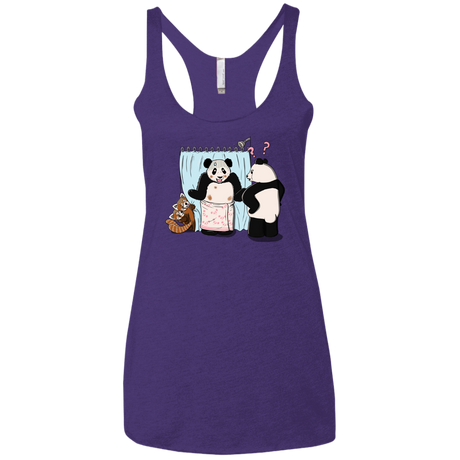 T-Shirts Purple Rush / X-Small Panda Infidelity Women's Triblend Racerback Tank