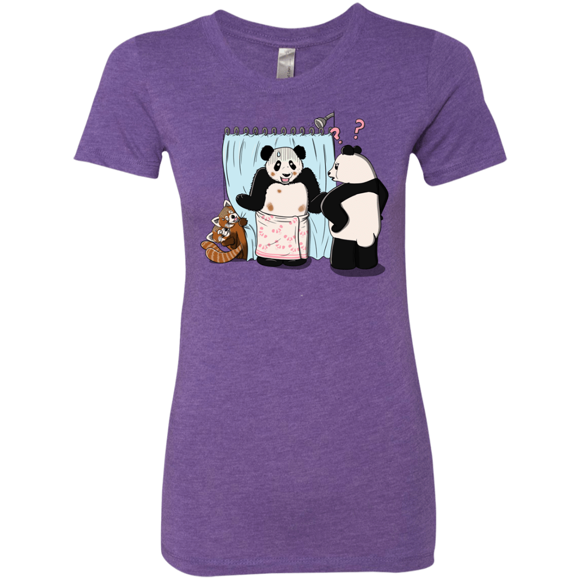 T-Shirts Purple Rush / S Panda Infidelity Women's Triblend T-Shirt