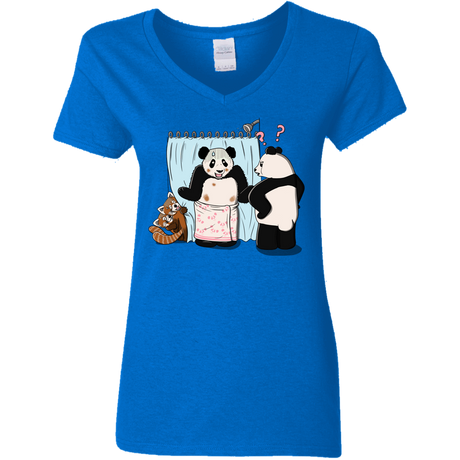 T-Shirts Royal / S Panda Infidelity Women's V-Neck T-Shirt