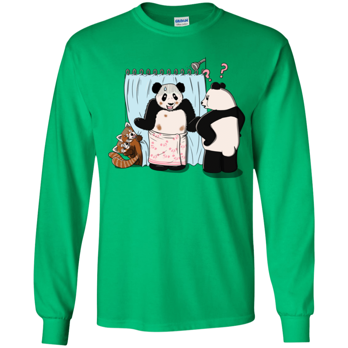 T-Shirts Irish Green / YS Panda Infidelity Youth Long Sleeve T-Shirt