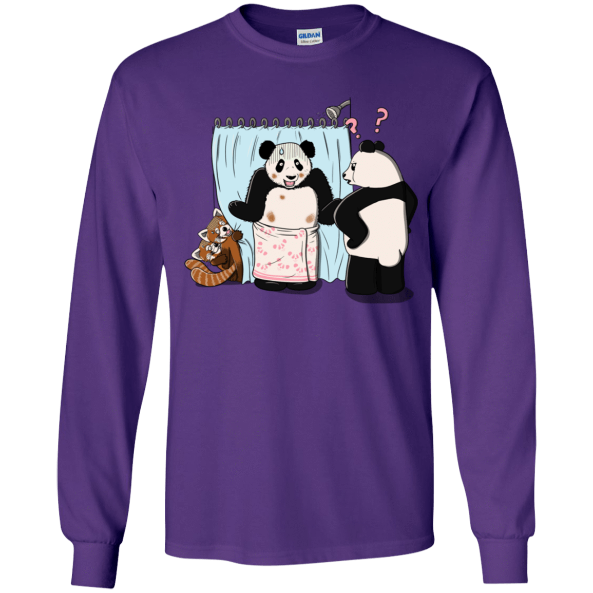 T-Shirts Purple / YS Panda Infidelity Youth Long Sleeve T-Shirt