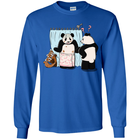 T-Shirts Royal / YS Panda Infidelity Youth Long Sleeve T-Shirt