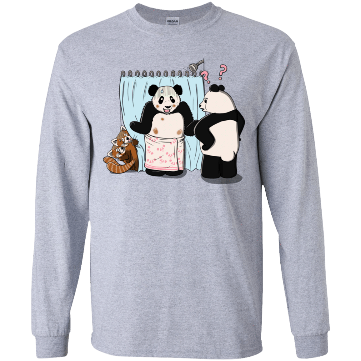 T-Shirts Sport Grey / YS Panda Infidelity Youth Long Sleeve T-Shirt