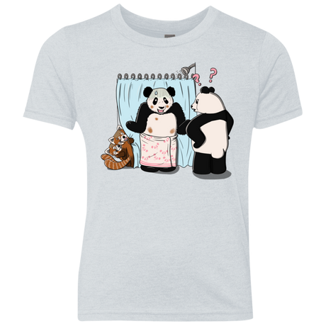 T-Shirts Heather White / YXS Panda Infidelity Youth Triblend T-Shirt