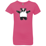 T-Shirts Hot Pink / YXS Panda Ink Girls Premium T-Shirt