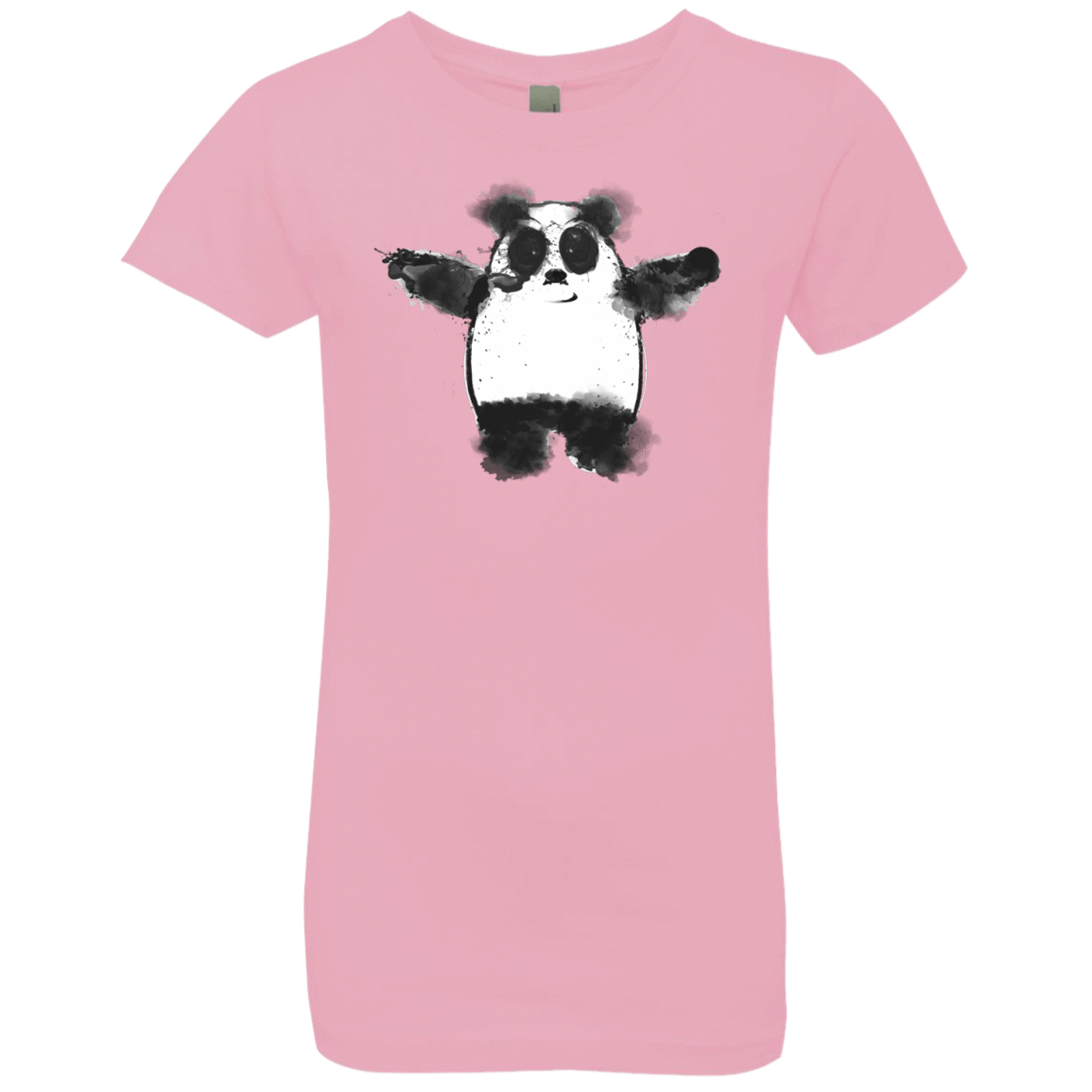 T-Shirts Light Pink / YXS Panda Ink Girls Premium T-Shirt