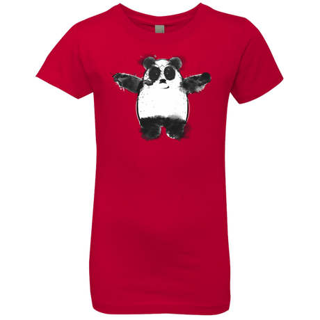T-Shirts Red / YXS Panda Ink Girls Premium T-Shirt
