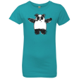 T-Shirts Tahiti Blue / YXS Panda Ink Girls Premium T-Shirt