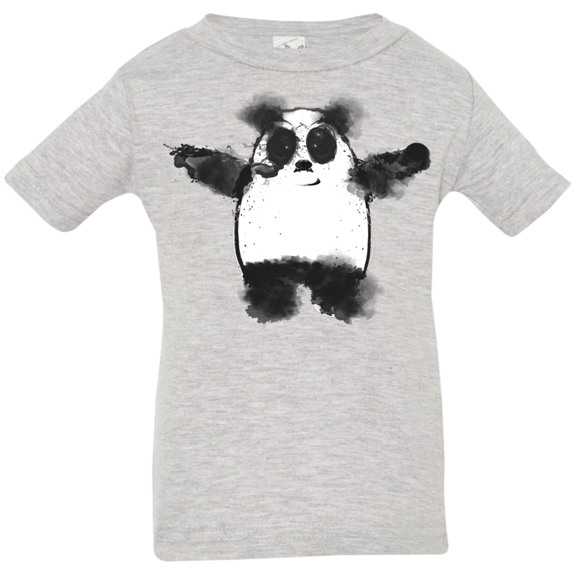 T-Shirts Heather Grey / 6 Months Panda Ink Infant Premium T-Shirt