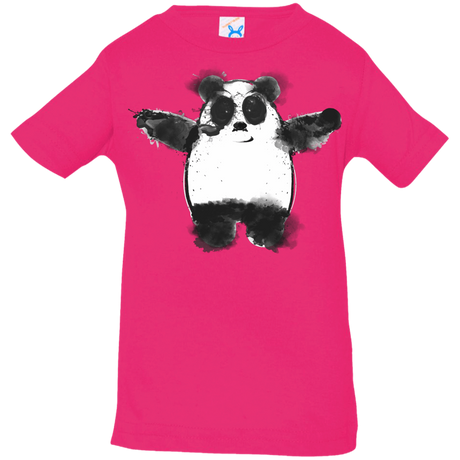 T-Shirts Hot Pink / 6 Months Panda Ink Infant Premium T-Shirt