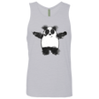 T-Shirts Heather Grey / S Panda Ink Men's Premium Tank Top