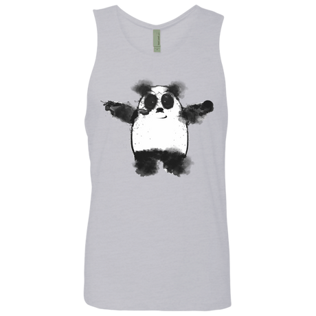 T-Shirts Heather Grey / S Panda Ink Men's Premium Tank Top