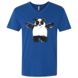 T-Shirts Royal / X-Small Panda Ink Men's Premium V-Neck