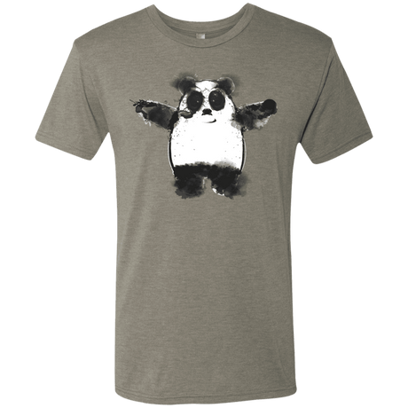 T-Shirts Venetian Grey / S Panda Ink Men's Triblend T-Shirt