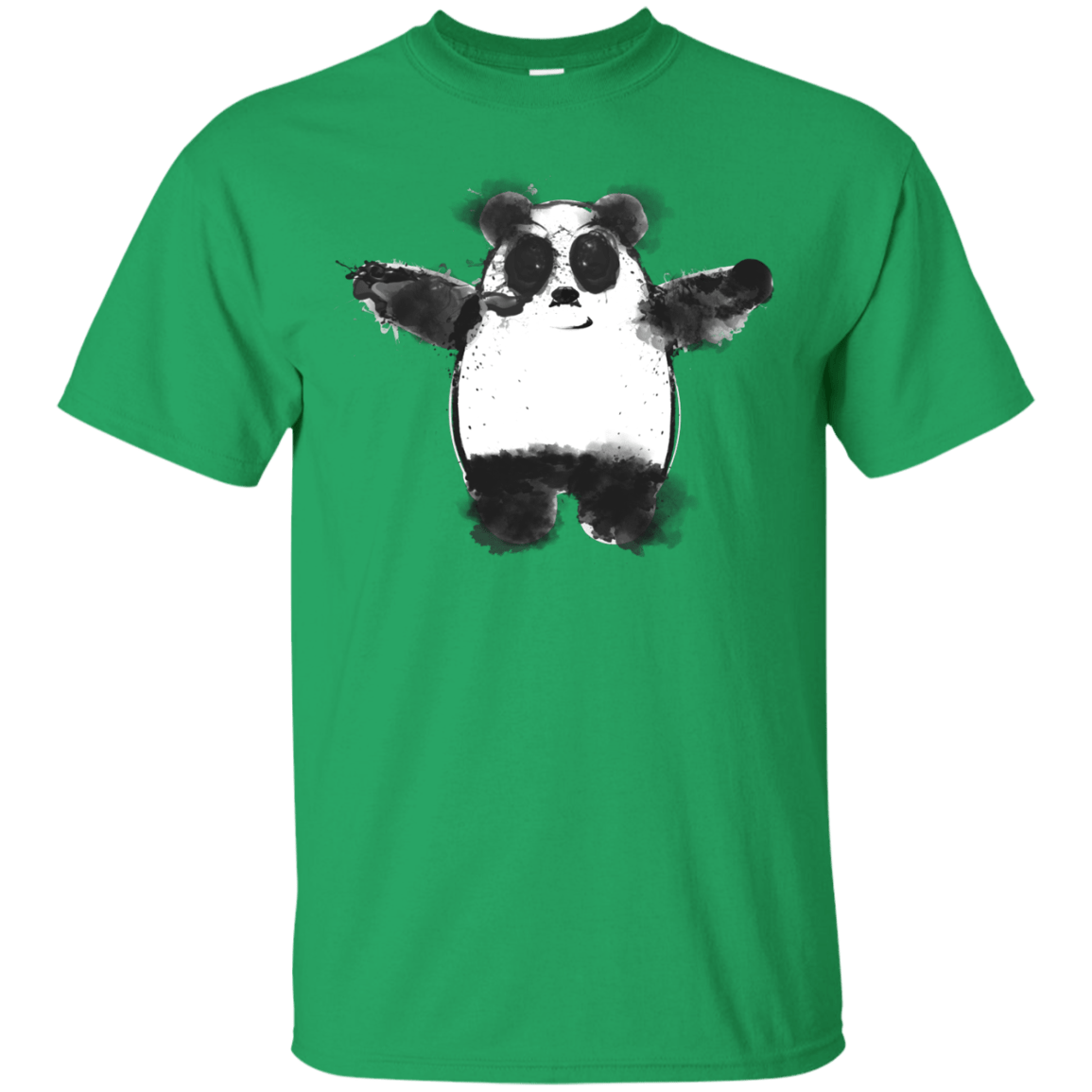 T-Shirts Irish Green / S Panda Ink T-Shirt