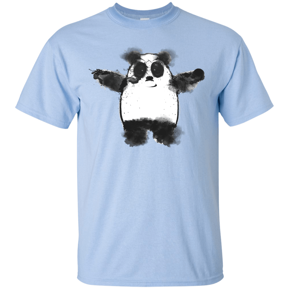 T-Shirts Light Blue / S Panda Ink T-Shirt