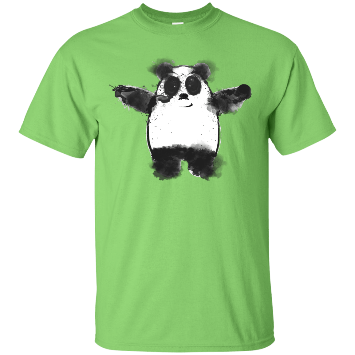 T-Shirts Lime / S Panda Ink T-Shirt