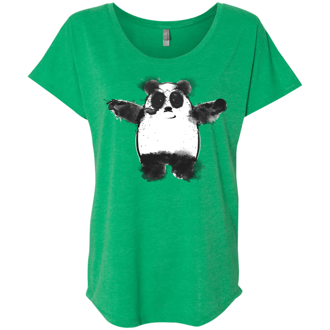 Panda Ink Triblend Dolman Sleeve