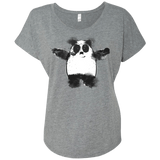 Panda Ink Triblend Dolman Sleeve