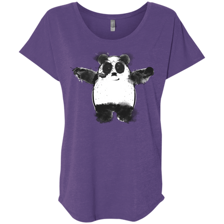 Panda Ink Triblend Dolman Sleeve