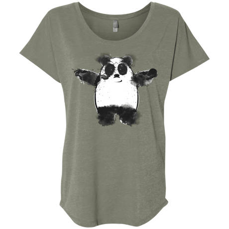 Panda Ink Triblend Dolman Sleeve