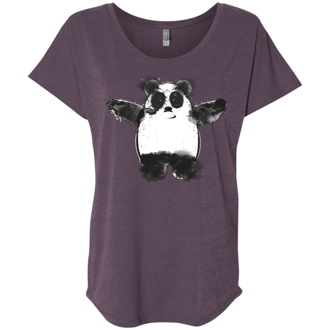 Panda Ink Triblend Dolman Sleeve