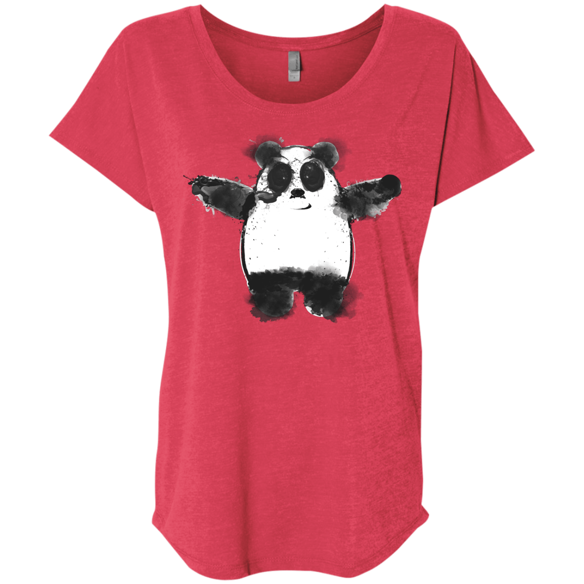Panda Ink Triblend Dolman Sleeve
