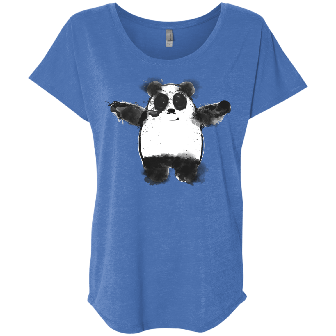 Panda Ink Triblend Dolman Sleeve