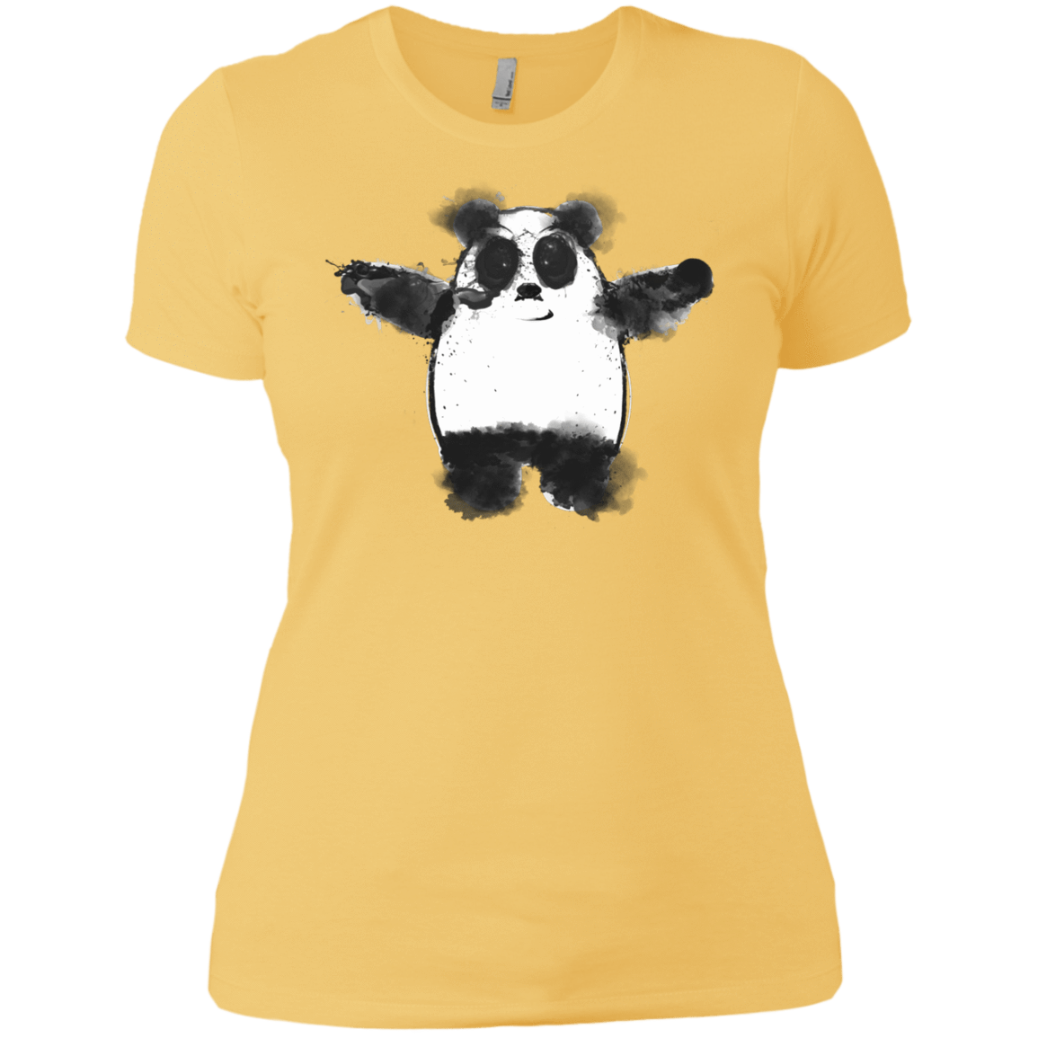 T-Shirts Banana Cream/ / X-Small Panda Ink Women's Premium T-Shirt