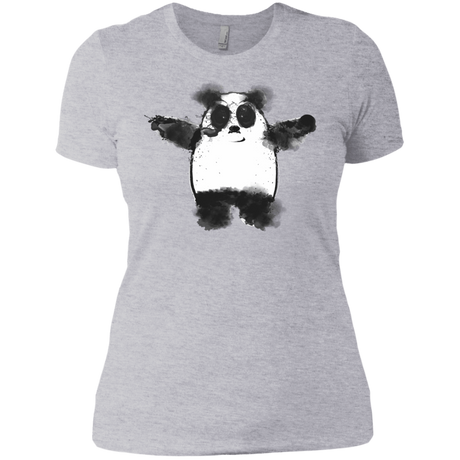 T-Shirts Heather Grey / X-Small Panda Ink Women's Premium T-Shirt