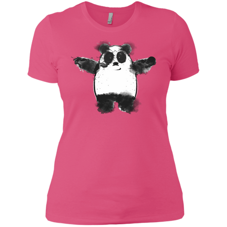 T-Shirts Hot Pink / X-Small Panda Ink Women's Premium T-Shirt