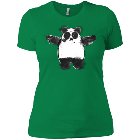 T-Shirts Kelly Green / X-Small Panda Ink Women's Premium T-Shirt