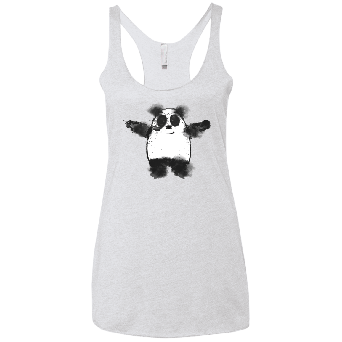 Panda Ink Women's Triblend Racerback Tank