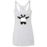 Panda Ink Women's Triblend Racerback Tank