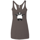 Panda Ink Women's Triblend Racerback Tank