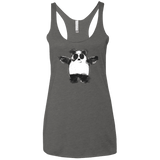 Panda Ink Women's Triblend Racerback Tank