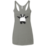 Panda Ink Women's Triblend Racerback Tank