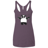 Panda Ink Women's Triblend Racerback Tank