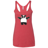Panda Ink Women's Triblend Racerback Tank
