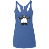 Panda Ink Women's Triblend Racerback Tank