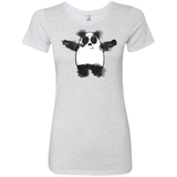 T-Shirts Heather White / S Panda Ink Women's Triblend T-Shirt
