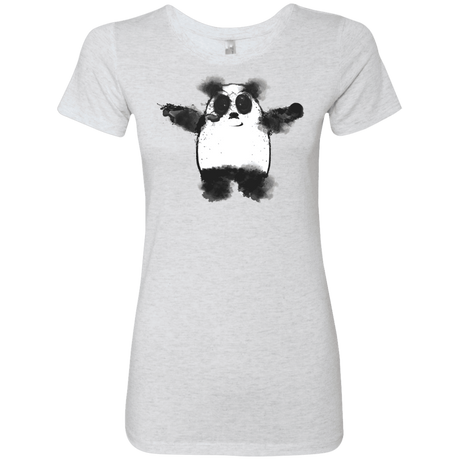 T-Shirts Heather White / S Panda Ink Women's Triblend T-Shirt
