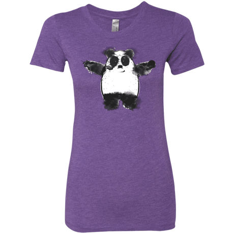 T-Shirts Purple Rush / S Panda Ink Women's Triblend T-Shirt