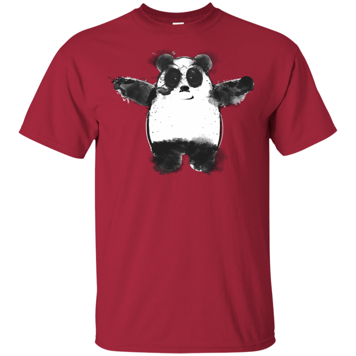 T-Shirts Cardinal / YXS Panda Ink Youth T-Shirt