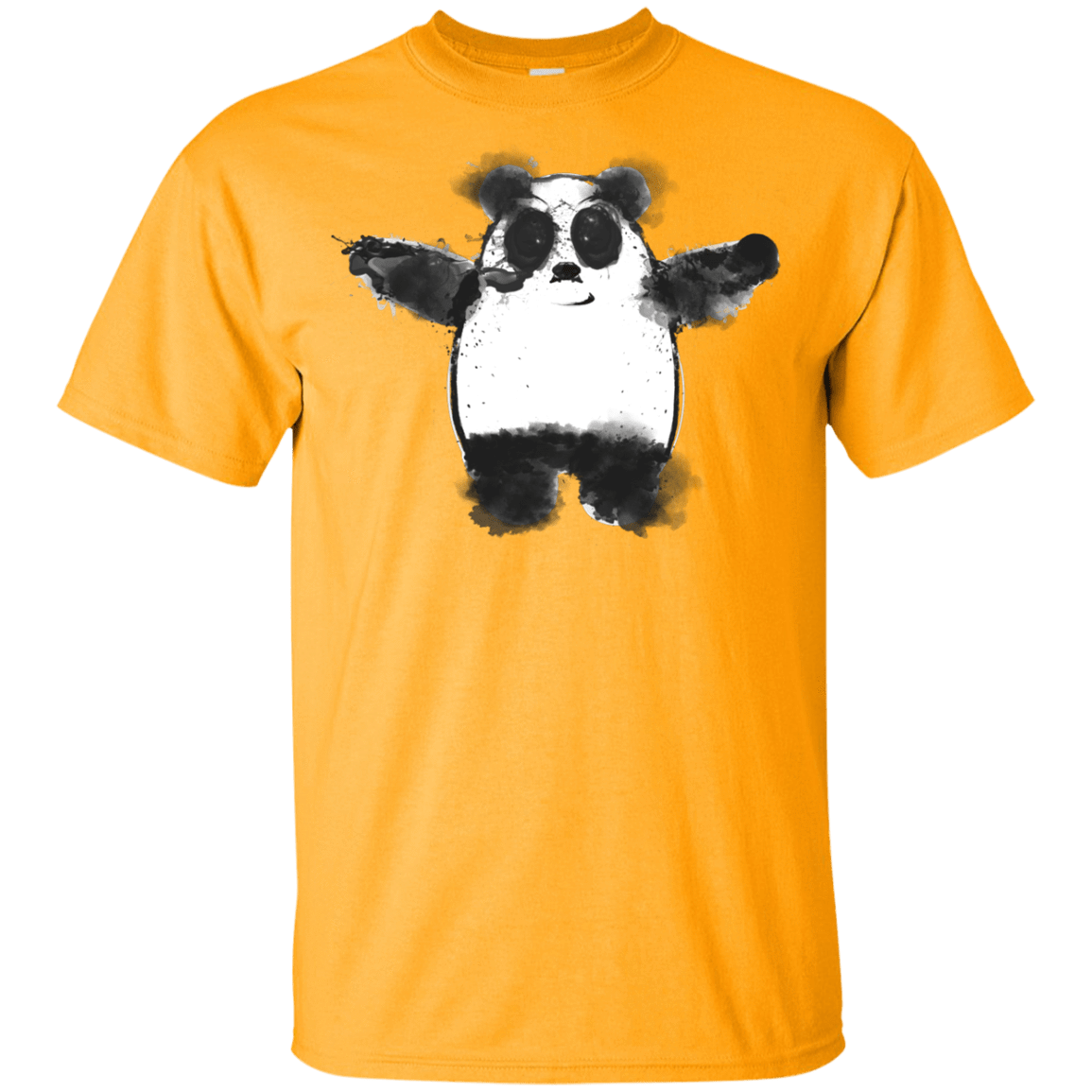 T-Shirts Gold / YXS Panda Ink Youth T-Shirt