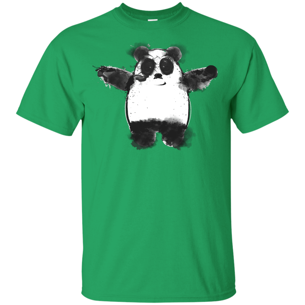 T-Shirts Irish Green / YXS Panda Ink Youth T-Shirt